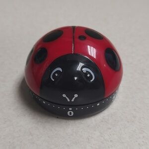 Lady Bug timer Black and Red 60 Minutes